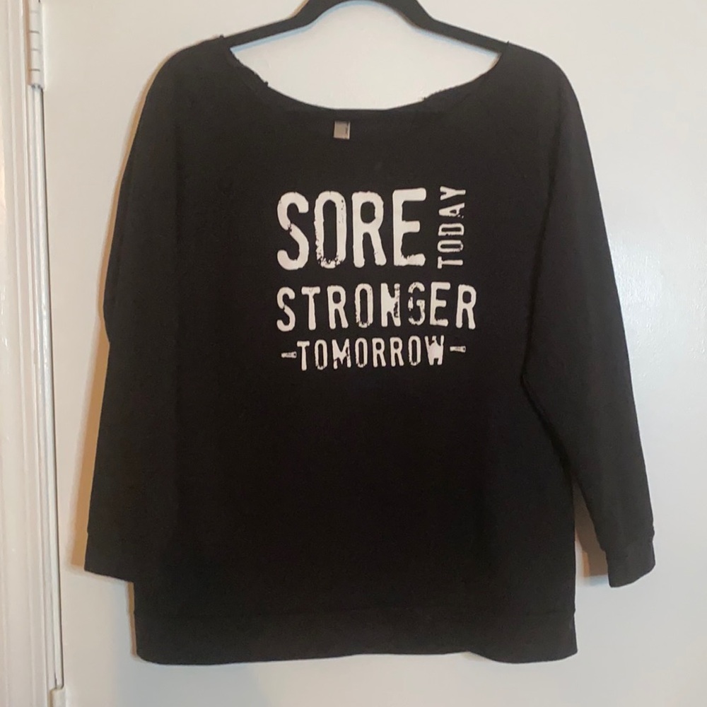 Off shoulder sweater